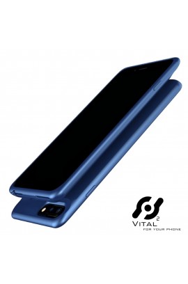【革命性設計】OXYGEN 超薄充電手機保護殼 - 4.7" 藍色 (iPhone 5s - 8適用)